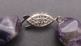 Necklace & Bracelet Set, Amethyst, Free Formed Stones, Fish Hook Clasp - Roadshow Collectibles